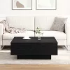 Dohányzóasztal Musta tammi 80 x 80 x 31 cm Faanyag