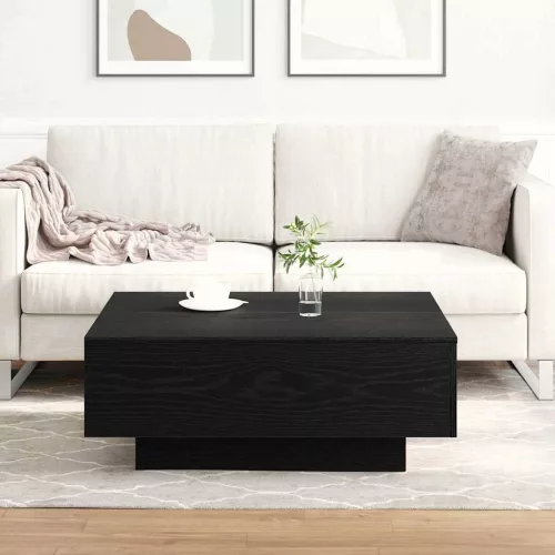 Dohányzóasztal Musta tammi 80 x 80 x 31 cm Faanyag
