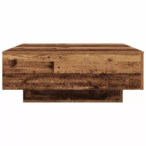 Dohányzóasztal Régi fa Kék 80 x 80 x 31 cm Faanyag