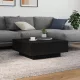 Dohányzóasztal Musta tammi 80 x 80 x 31 cm Faanyag
