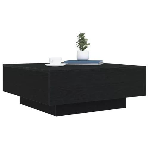 Dohányzóasztal Musta tammi 80 x 80 x 31 cm Faanyag