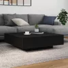 Dohányzóasztal Musta tammi 100 x 100 x 31 cm Faanyag