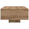 Dohányzóasztal kézműves tölgy 85 x 55 x 31 cm Faanyag
