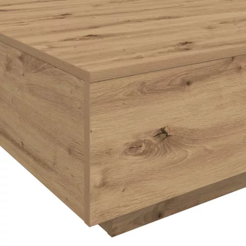 Dohányzóasztal kézműves tölgy 85 x 55 x 31 cm Faanyag