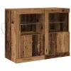 Oldalsó szekrény 2 pcs Régi fa 41 x 37 x 67 cm Faanyag