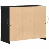 Széf Fekete 81 x 37 x 67 cm Faanyag