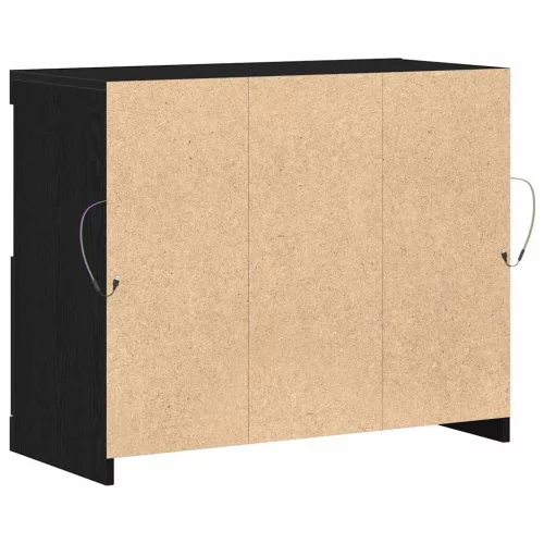 Széf Fekete 81 x 37 x 67 cm Faanyag