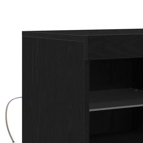 Széf Fekete 81 x 37 x 67 cm Faanyag