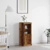 Széf LED -es lámpákkal Régi fa 41 x 37 x 100 cm Faanyag