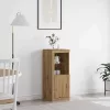 Széf LED -es lámpákkal kézműves tölgy 41 x 37 x 100 cm Faanyag