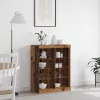 Széf LED -es lámpákkal Régi fa 41 x 37 x 100 cm Faanyag