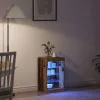 Széf LED -es lámpákkal Régi fa 41 x 37 x 67 cm Faanyag