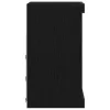 Széf LED -es lámpákkal Fekete tölgy 41 x 37 x 67 cm Faanyag