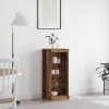 Széf LED -es lámpákkal Régi fa 41 x 37 x 100 cm Faanyag