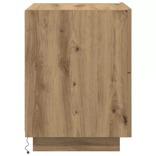 Éjjeliszekrény fiókkal 2 pcs kézműves tölgy