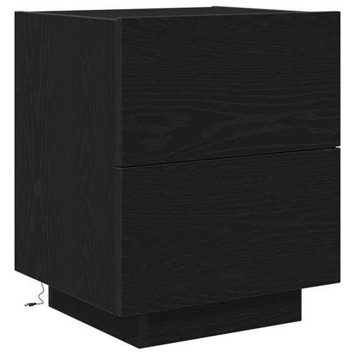 Éjjeliszekrény fiókkal 2 pcs Musta tammi