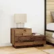 Éjjeli Szekrény fiókkal Öreg fa 70 x 36 x 40.5 cm Faanyag