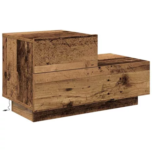 Éjjeli Szekrény fiókkal Öreg fa 70 x 36 x 40.5 cm Faanyag