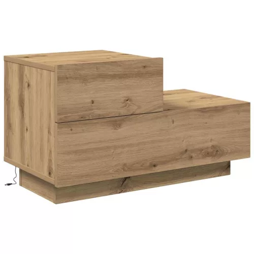Éjjeli Szekrény kézműves tölgy 70 x 36 x 40.5 cm Faanyag