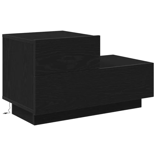 Éjjeli Szekrény fiókkal Musta tammi 70 x 36 x 40.5 cm Faanyag