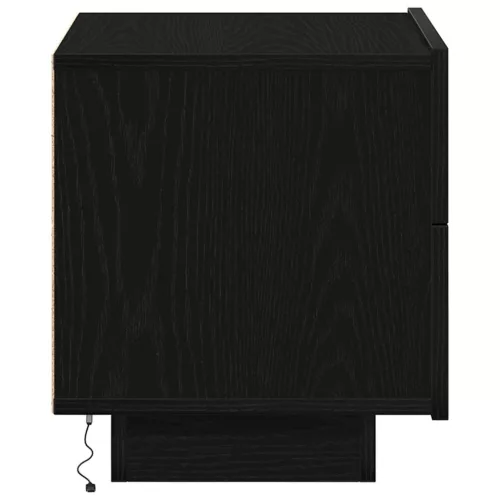 Éjjeli Szekrény fiókkal Musta tammi 70 x 36 x 40.5 cm Faanyag