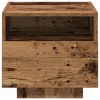Éjjeli szekrény fiókkal 2 pcs Régi fa 40 x 39 x 37 cm Faanyag