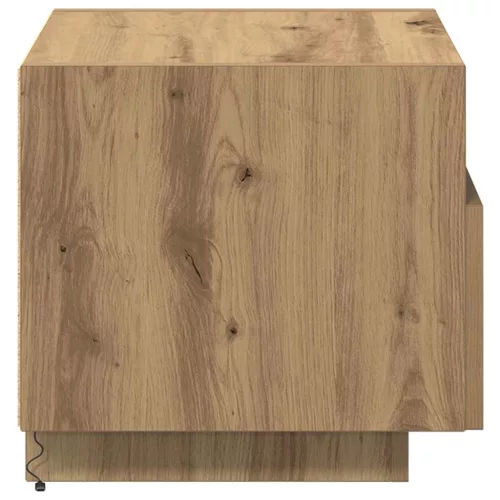 Éjjeli szekrény 2 pcs kézműves tölgy 40 x 39 x 37 cm Faanyag
