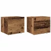 Fali éjjeli szekrény 2 pcs Régi fa 50 x 39 x 41 cm Faanyag