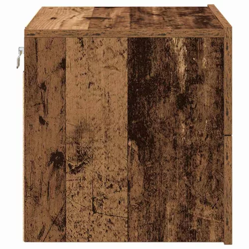 Fali éjjeli szekrény 2 pcs Régi fa 50 x 39 x 41 cm Faanyag