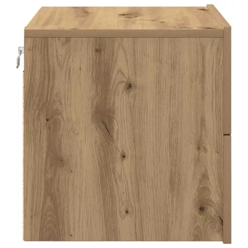 Fali éjjeli szekrény 2 pcs kézműves tölgy 50 x 39 x 41 cm