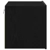 Fali éjjeli szekrény 2 pcs Musta tammi 50 x 39 x 41 cm Faanyag