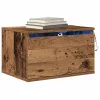 Fali éjjeli szekrény 2 pcs Régi fa 50 x 36 x 30 cm Faanyag