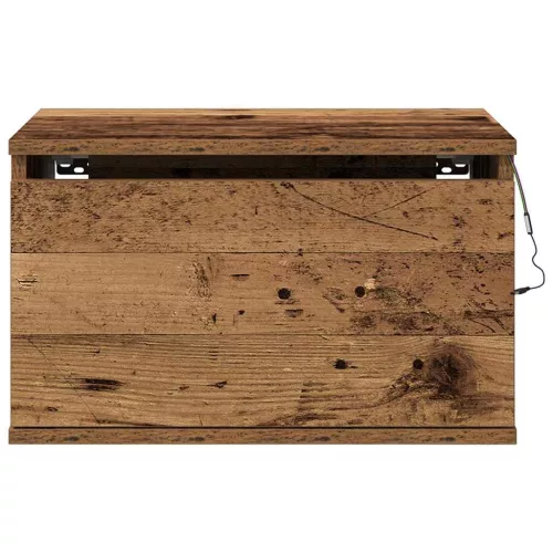 Fali éjjeli szekrény 2 pcs Régi fa 50 x 36 x 30 cm Faanyag