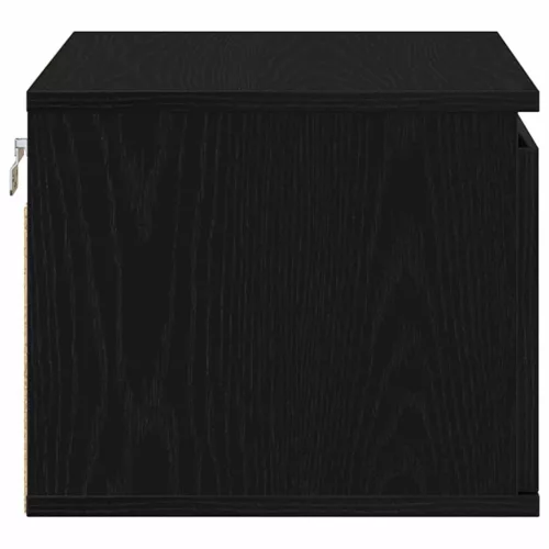 Fali éjjeli szekrény 2 pcs Musta tammi 50 x 36 x 30 cm Faanyag