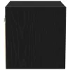 TV szekrény 2 pcs Fekete 30 x 28.5 x 30 cm Faanyag