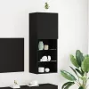 Falsítható TV Szekrény Fekete tölgy 40,5 x 30 x 102 cm Faanyag