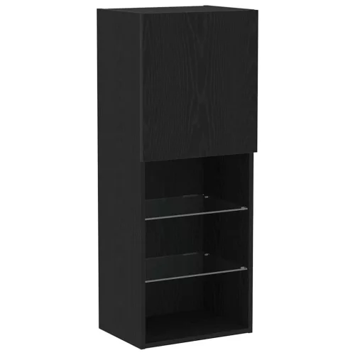 Falsítható TV Szekrény Fekete tölgy 40,5 x 30 x 102 cm Faanyag