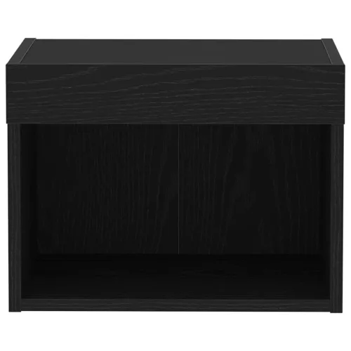 TV szekrény Musta tammi 40 x 30 x 30 cm Faanyag