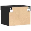 TV szekrény Musta tammi 40 x 30 x 30 cm Faanyag
