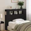 LED ágytámla Musta tammi 120 x 18.5 x 103.5 cm Faanyag