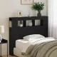 LED ágytámla Musta tammi 120 x 18.5 x 103.5 cm Faanyag