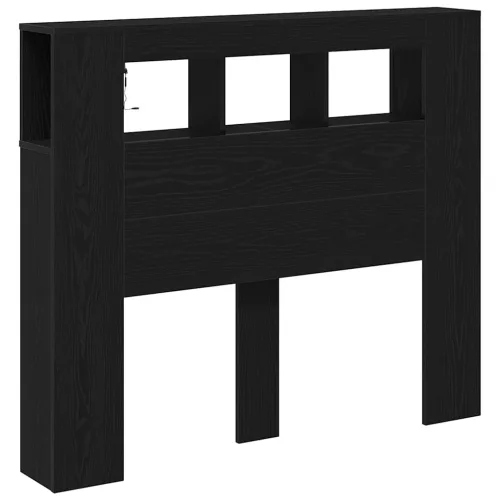 LED ágytámla Musta tammi 120 x 18.5 x 103.5 cm Faanyag