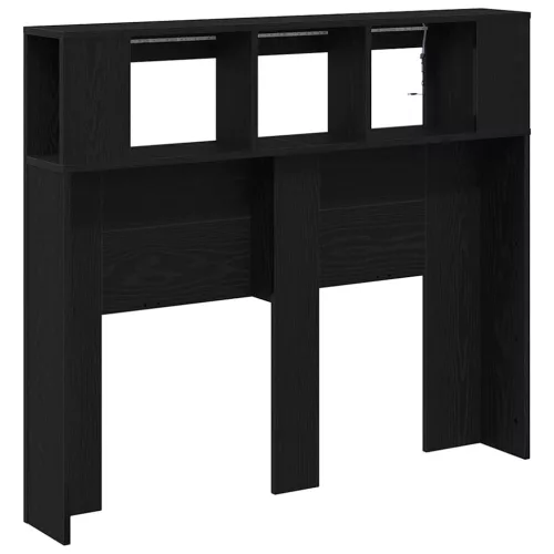 LED ágytámla Musta tammi 120 x 18.5 x 103.5 cm Faanyag