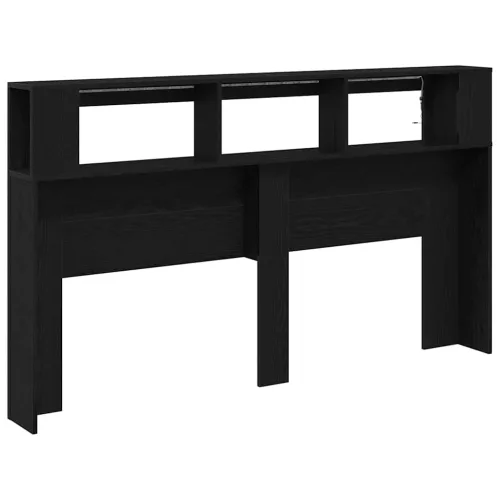 LED ágytámla Musta tammi 180 x 18.5 x 103.5 cm Faanyag