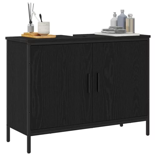 Fürdőszobai mosdószekrény Musta tammi 80 x 30 x 60 cm Faanyag