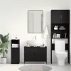 Fürdőszobai mosdószekrény Musta tammi 80 x 30 x 60 cm Faanyag