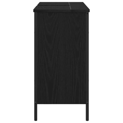 Fürdőszobai mosdószekrény Musta tammi 80 x 30 x 60 cm Faanyag