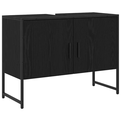 Fürdőszobai mosdószekrény Musta tammi 80 x 30 x 60 cm Faanyag
