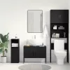 Fürdőszobai mosdószekrény Musta tammi 80 x 30 x 60 cm Faanyag