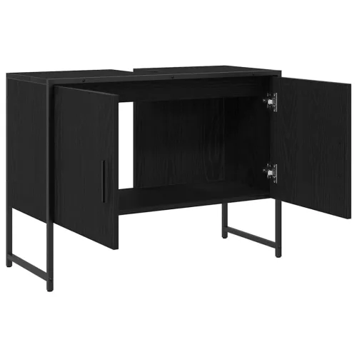 Fürdőszobai mosdószekrény Musta tammi 80 x 30 x 60 cm Faanyag